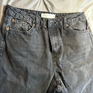Topshop Mom Gray Jeans Size 28